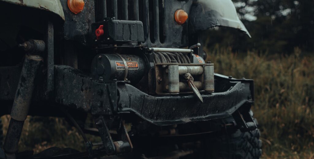 Close-up of towing equipment used by a local company — best cheap towing Las Vegas