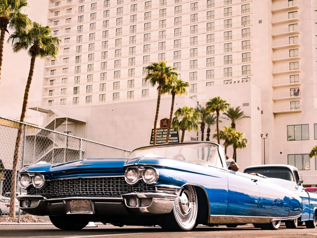 A map of Las Vegas showing key locations for towing services — emergency towing Las Vegas