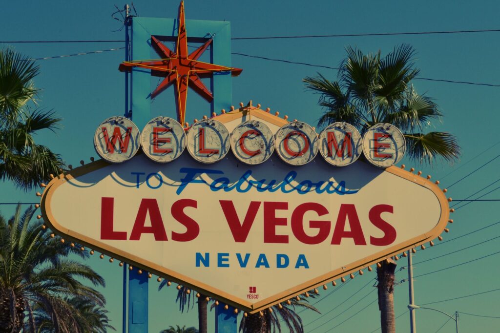 A map of Las Vegas with marked locations of towing services. — affordable towing Las Vegas