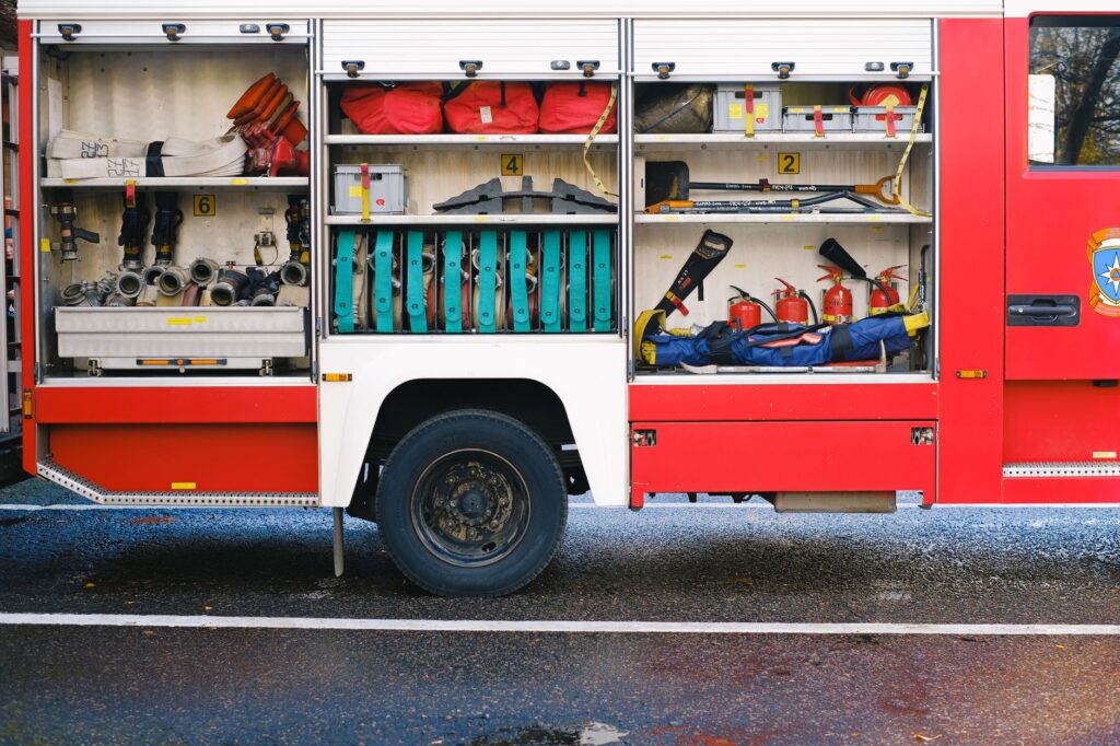 A well-stocked vehicle emergency kit with essential items. — roadside assistance las vegas