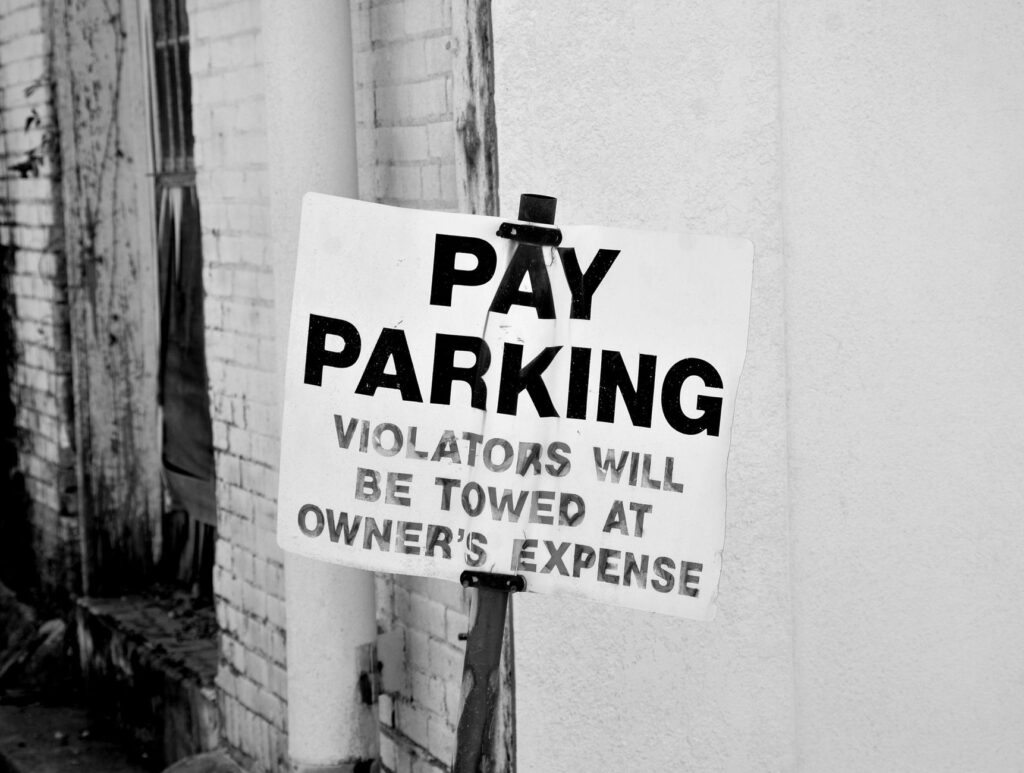 An infographic detailing common parking fines and violations in Las Vegas. — las vegas parking rules